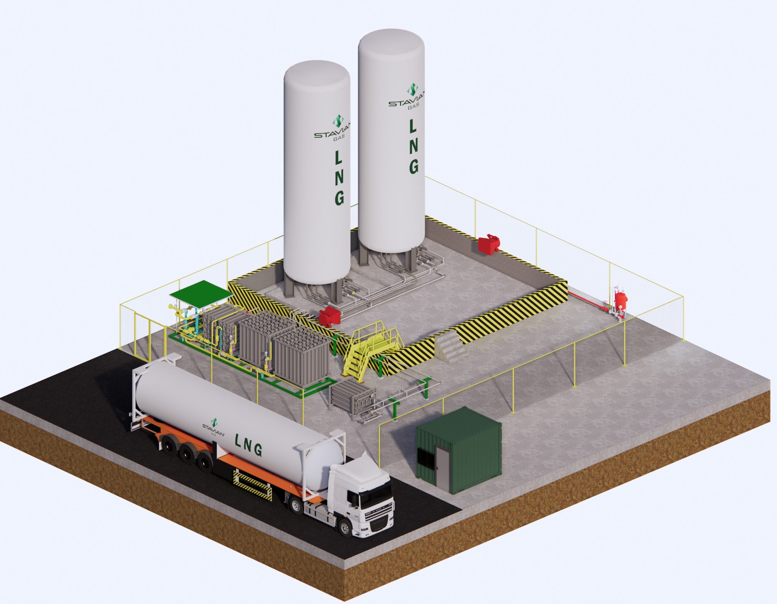 Trạm LNG gồm những gì?